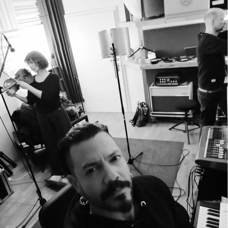 Jesus Martinez recording Marija Kovacevic and Fabian Kalker